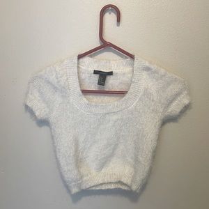 Forever21 Small Size (US) white crop top